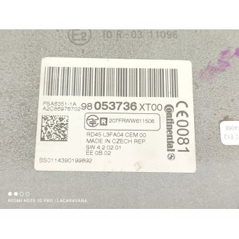 Recambio de sistema audio / radio cd para citroën c3 tonic referencia OEM IAM 98053736XT  