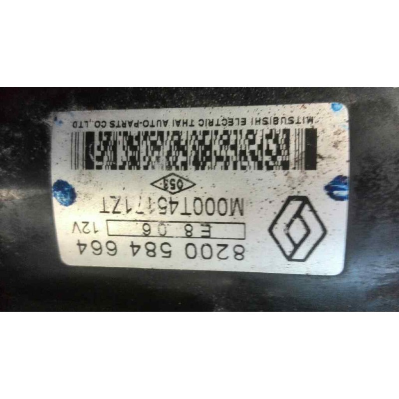 Recambio de motor arranque para dacia sandero ambiance referencia OEM IAM 8200584664  