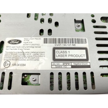 Recambio de sistema audio / radio cd para ford kuga (cbs) titanium referencia OEM IAM CV4T19C107NE  