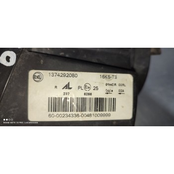 Recambio de faro derecho para citroën jumper kasten 30 l1h1 profi hdi 110 referencia OEM IAM 1374292080  