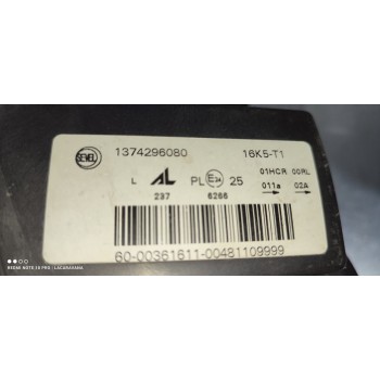 Recambio de faro izquierdo para citroën jumper kasten 30 l1h1 profi hdi 110 referencia OEM IAM 1374296080  