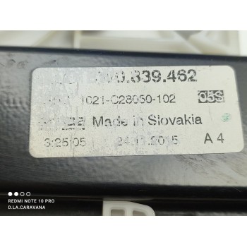 Recambio de elevalunas trasero derecho para audi a4 berlina (8w2) básico referencia OEM IAM 8W0839462  