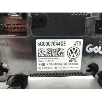 Recambio de mando climatizador para volkswagen golf vii lim. business bluemotion tech. referencia OEM IAM 5G0907044CE  