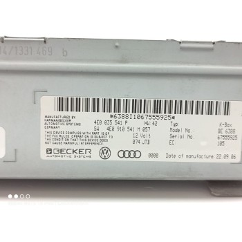 Recambio de sistema audio / radio cd para audi q7 (4l) 3.0 tdi referencia OEM IAM 4E0035541P  