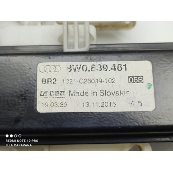 Recambio de elevalunas trasero izquierdo para audi a4 berlina (8w2) básico referencia OEM IAM 8W0839461  