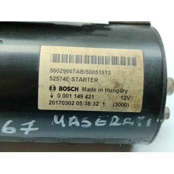 Recambio de motor arranque para maserati levante diesel referencia OEM IAM 675000564  