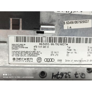 Recambio de pantalla multifuncion para audi q7 (4l) 3.0 tdi referencia OEM IAM 4F0919603B  