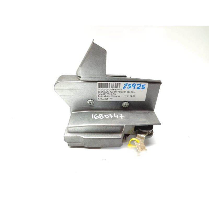 Recambio de cerradura puerta trasera derecha para dacia logan ii ambiance referencia OEM IAM 825022281R  