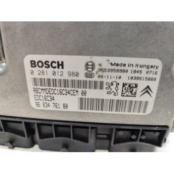 Recambio de centralita motor uce para citroën c4 picasso avatar referencia OEM IAM 0281012980  