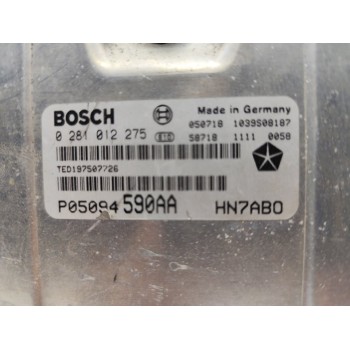 Recambio de centralita motor uce para chrysler voyager (rg) 2.5 crd executive referencia OEM IAM 0281012275  