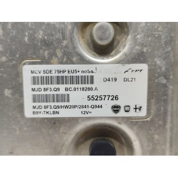 Recambio de centralita motor uce para fiat fiorino adventure sx kasten referencia OEM IAM 55257726  