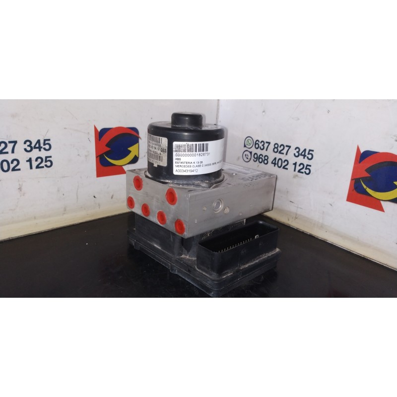 Recambio de abs para mercedes-benz clase c (w203) berlina 220 cdi (203.006) referencia OEM IAM A0034319412  