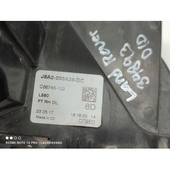 Recambio de cerradura puerta delantera derecha para land rover range rover velar velar referencia OEM IAM J8A2203A28DC  