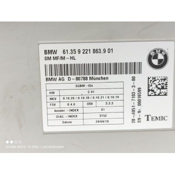 Recambio de modulo electronico para bmw x6 (e71) xdrive40d referencia OEM IAM 613592218639  