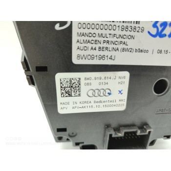Recambio de mando multifuncion para audi a4 berlina (8w2) básico referencia OEM IAM 8W0919614J  