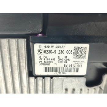 Recambio de pantalla multifuncion para bmw x6 (e71) xdrive40d referencia OEM IAM 62309230006  