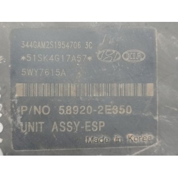 Recambio de abs para kia sportage ex referencia OEM IAM 589202E350  