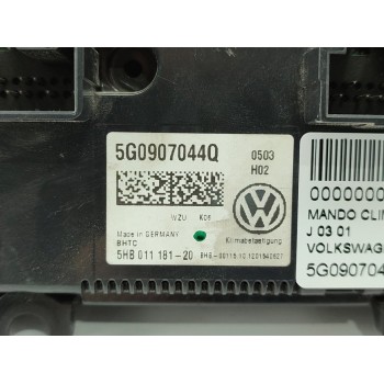 Recambio de mando climatizador para volkswagen golf vii lim. advance bluemotion referencia OEM IAM 5G0907044Q  