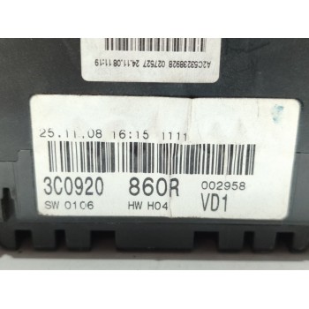 Recambio de cuadro instrumentos para volkswagen passat berlina (3c2) advance referencia OEM IAM 3C0920860R  