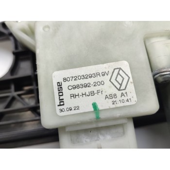 Recambio de elevalunas delantero derecho para renault captur ii intens referencia OEM IAM 807203293R  