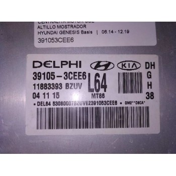Recambio de centralita motor uce para hyundai genesis basis referencia OEM IAM 391053CEE6  