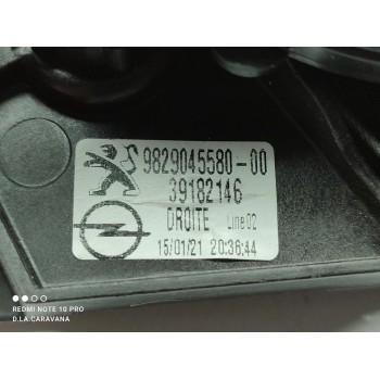 Recambio de elevalunas trasero derecho para opel corsa f edition referencia OEM IAM 9829045580  