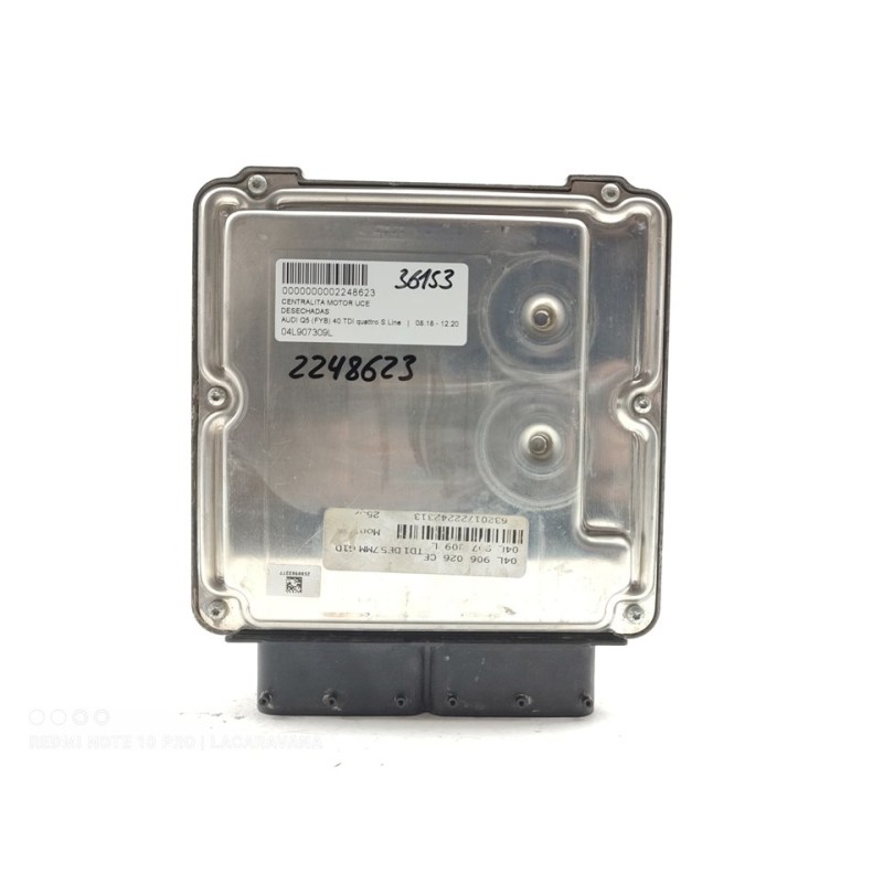 Recambio de centralita motor uce para audi q5 (fyb) 40 tdi quattro s line referencia OEM IAM 04L907309L  