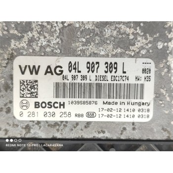 Recambio de centralita motor uce para audi q5 (fyb) 40 tdi quattro s line referencia OEM IAM 04L907309L  