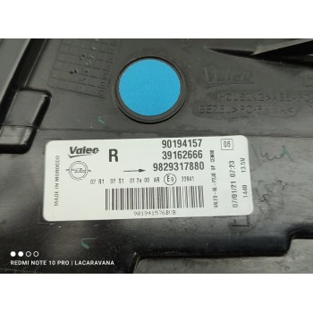 Recambio de piloto trasero derecho para opel corsa f edition referencia OEM IAM 39162666  