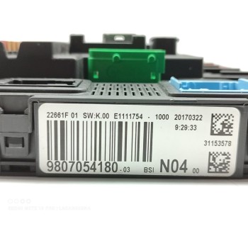 Recambio de caja reles / fusibles para peugeot 308 style referencia OEM IAM 9807054180  