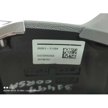 Recambio de volante para opel corsa f edition referencia OEM IAM 647390500A  