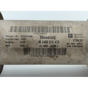 Recambio de amortiguador delantero izquierdo para maserati levante diesel referencia OEM IAM 06700374370  