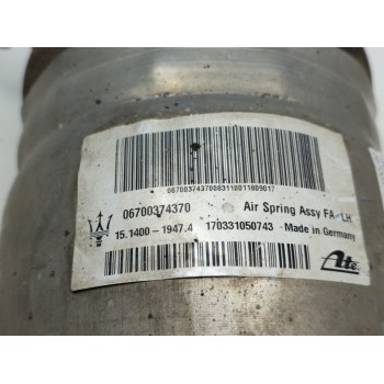 Recambio de amortiguador delantero izquierdo para maserati levante diesel referencia OEM IAM 06700374370  