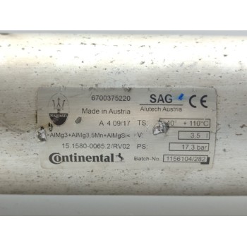 Recambio de deposito suspension para maserati levante diesel referencia OEM IAM 6700375220  