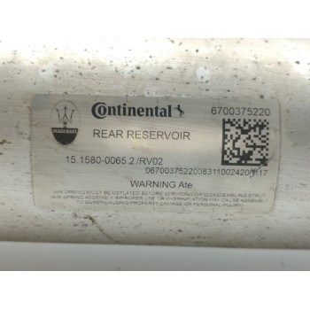 Recambio de deposito suspension para maserati levante diesel referencia OEM IAM 6700375220  