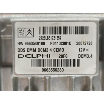 Recambio de centralita motor uce para peugeot 407 st confort referencia OEM IAM 9663548180  