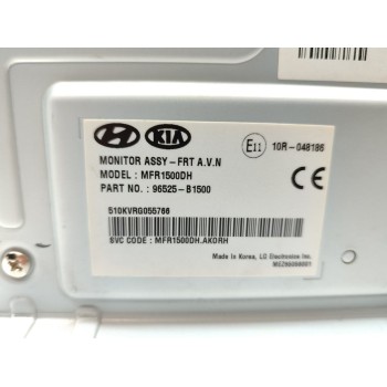Recambio de pantalla multifuncion para hyundai genesis basis referencia OEM IAM 96525B1500  