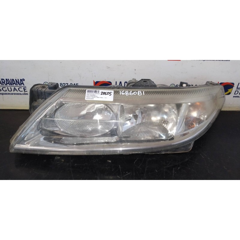 Recambio de faro izquierdo para renault laguna ii (bg0) initiale referencia OEM IAM 8200002845  