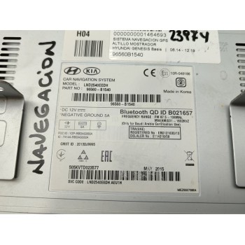 Recambio de sistema navegacion gps para hyundai genesis basis referencia OEM IAM 96560B1540  