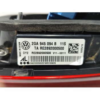 Recambio de piloto trasero derecho interior para volkswagen t-roc sport referencia OEM IAM 2GA945094B  