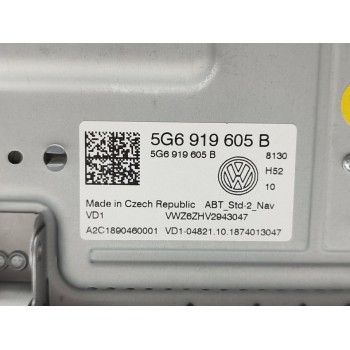 Recambio de pantalla multifuncion para volkswagen tiguan sport bmt referencia OEM IAM 5G6919605B  