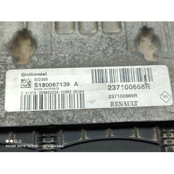 Recambio de centralita motor uce para renault scenic iii grand dynamique referencia OEM IAM 237100668R  