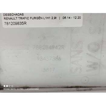 Recambio de tapa exterior combustible para renault trafic furgón l1h1 2,9t referencia OEM IAM 781209835R  