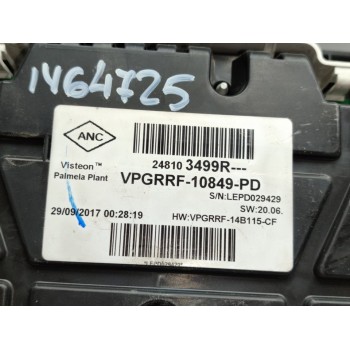 Recambio de cuadro instrumentos para renault captur limited referencia OEM IAM 248103499R  