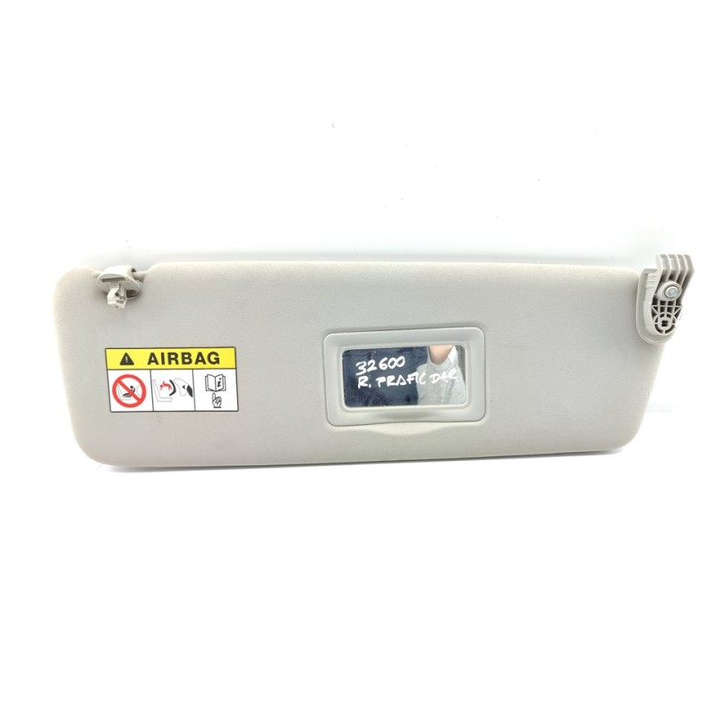 Recambio de parasol derecho para renault trafic furgón l1h1 2,7t referencia OEM IAM 7701477802  