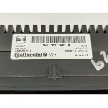 Recambio de mando climatizador para seat ibiza (6j5) sport referencia OEM IAM 6J0820043A  