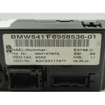 Recambio de mando climatizador para bmw serie 3 berlina (e90) referencia OEM IAM 6411695853601  