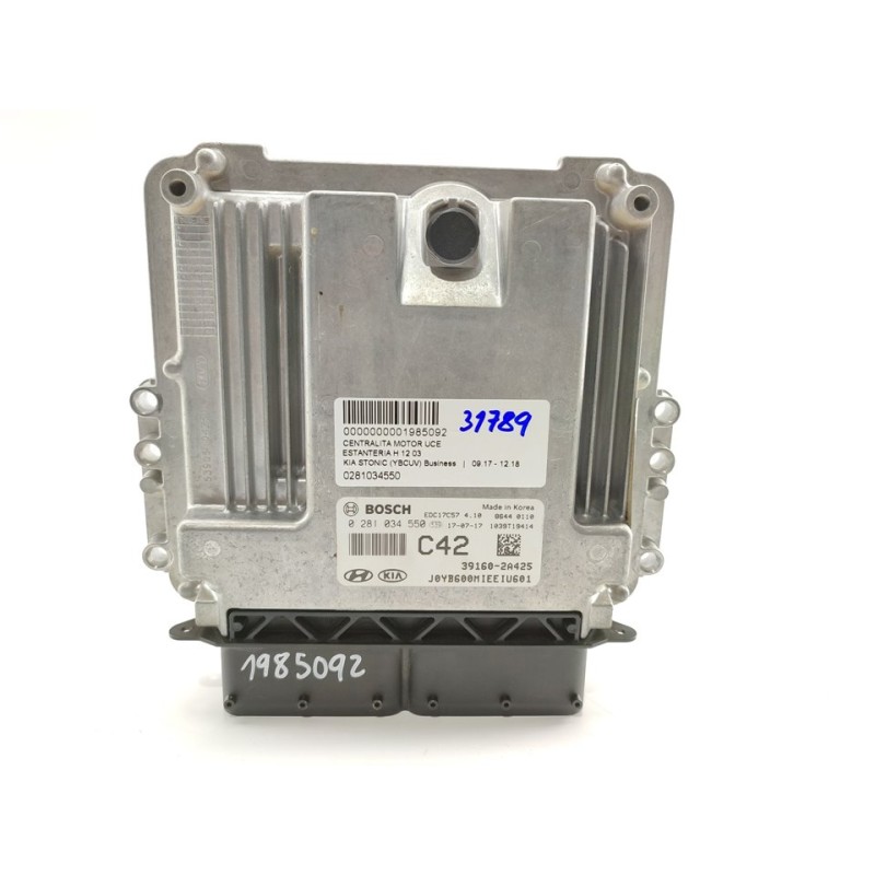Recambio de centralita motor uce para kia stonic (ybcuv) business referencia OEM IAM 0281034550  