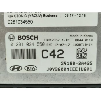Recambio de centralita motor uce para kia stonic (ybcuv) business referencia OEM IAM 0281034550  