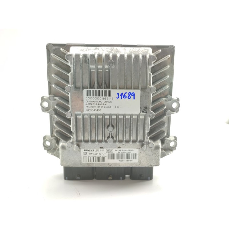Recambio de centralita motor uce para peugeot 407 st confort referencia OEM IAM 9655041480  